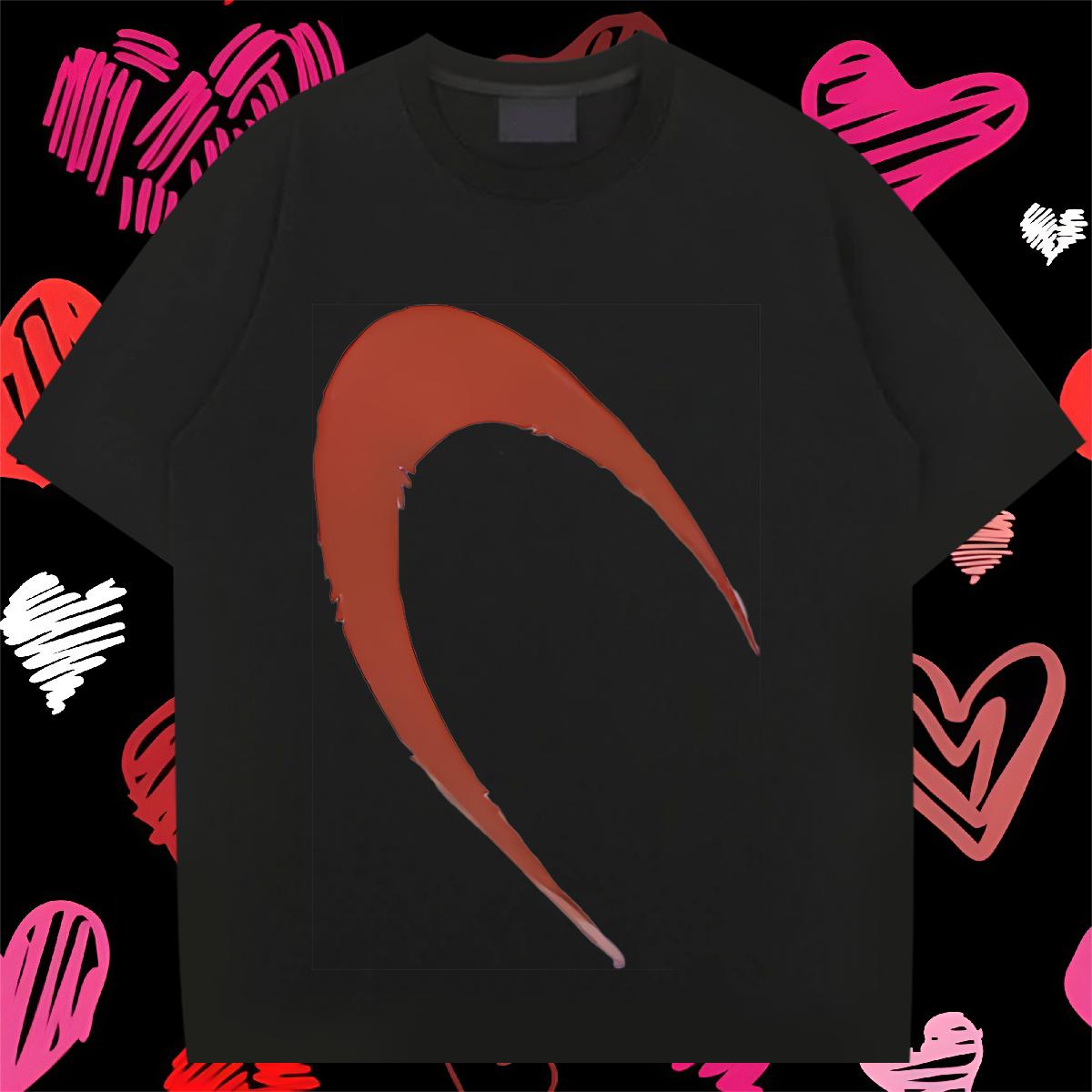 Wholesale T Shirts Men Beach Crew Neck Cotton Breathable Couples T Shirts Designer DIY Anime Tees Shirts