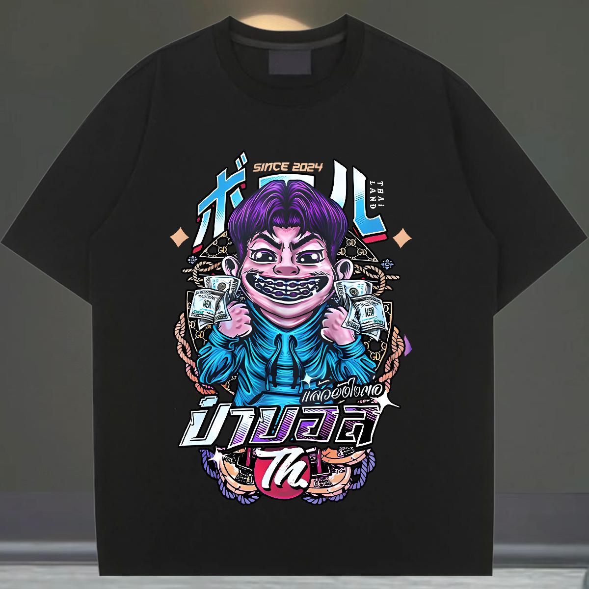 Brand T Shirt For Woman Crew Neck Cotton Clothes Summer Casual Classic Unisex Tshirts Custom Anime