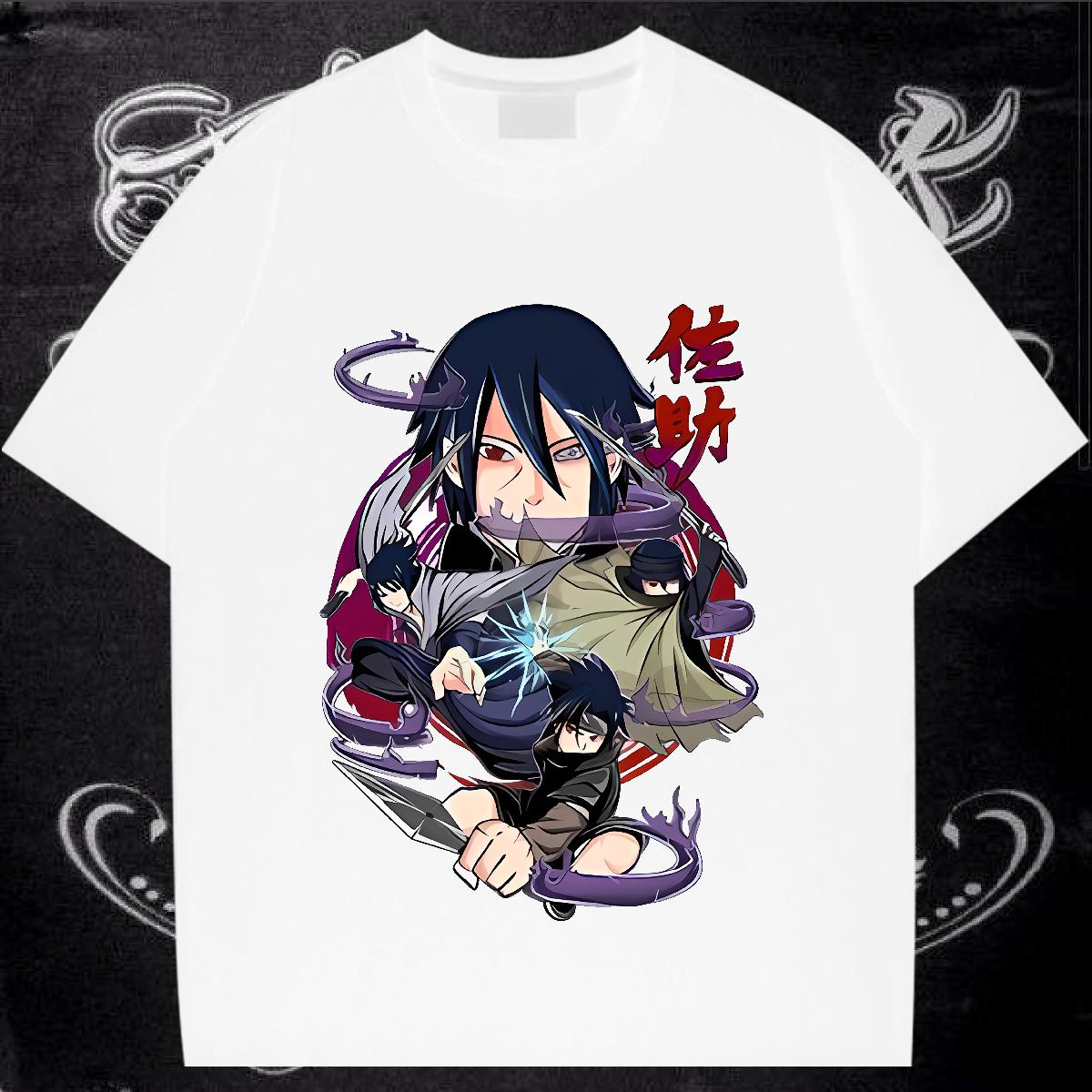 DIY Customized T Shirt For Man Anime Print Men Clothes T-Shirt High Street Hip Hop Breathable Short Sleeve Loose Fit Wear