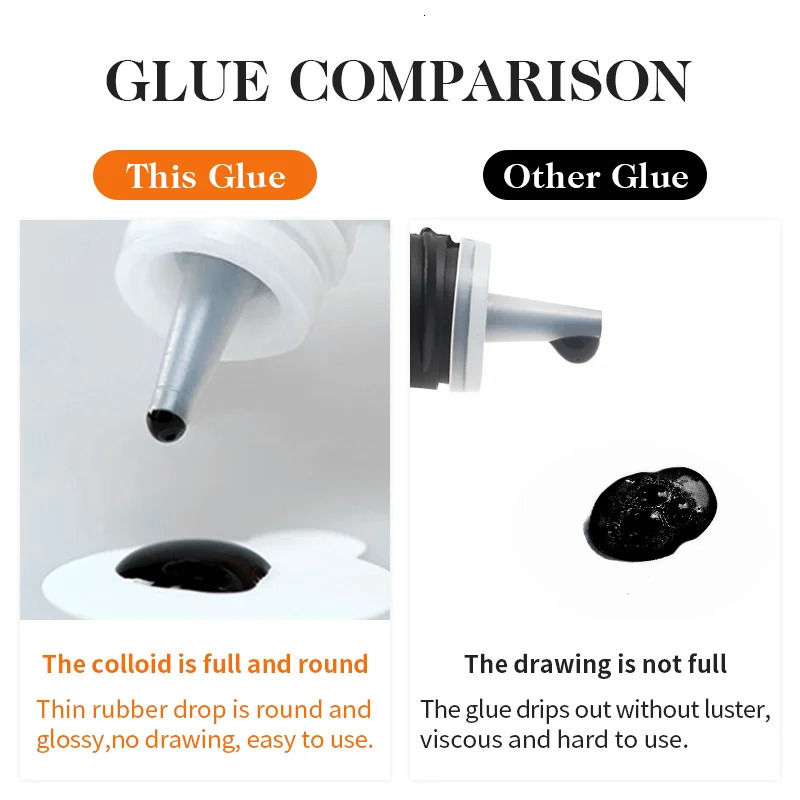 Natuhana 5ml 1 second quick drying strong false eyelash extension glue adhesive retains 5-7 weeks low odor mink eyelash glue 240713