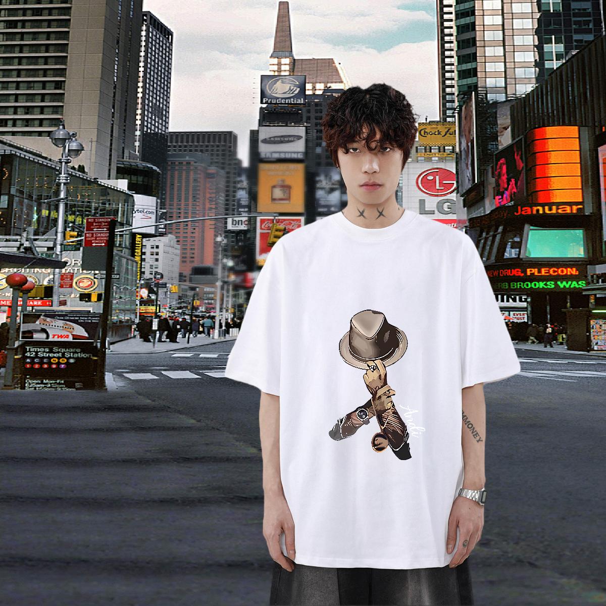 2024 DIY T Shirt For Man Breathable Short Sleeve Hip Hop Men Tees Anime Brand Tee Shirt