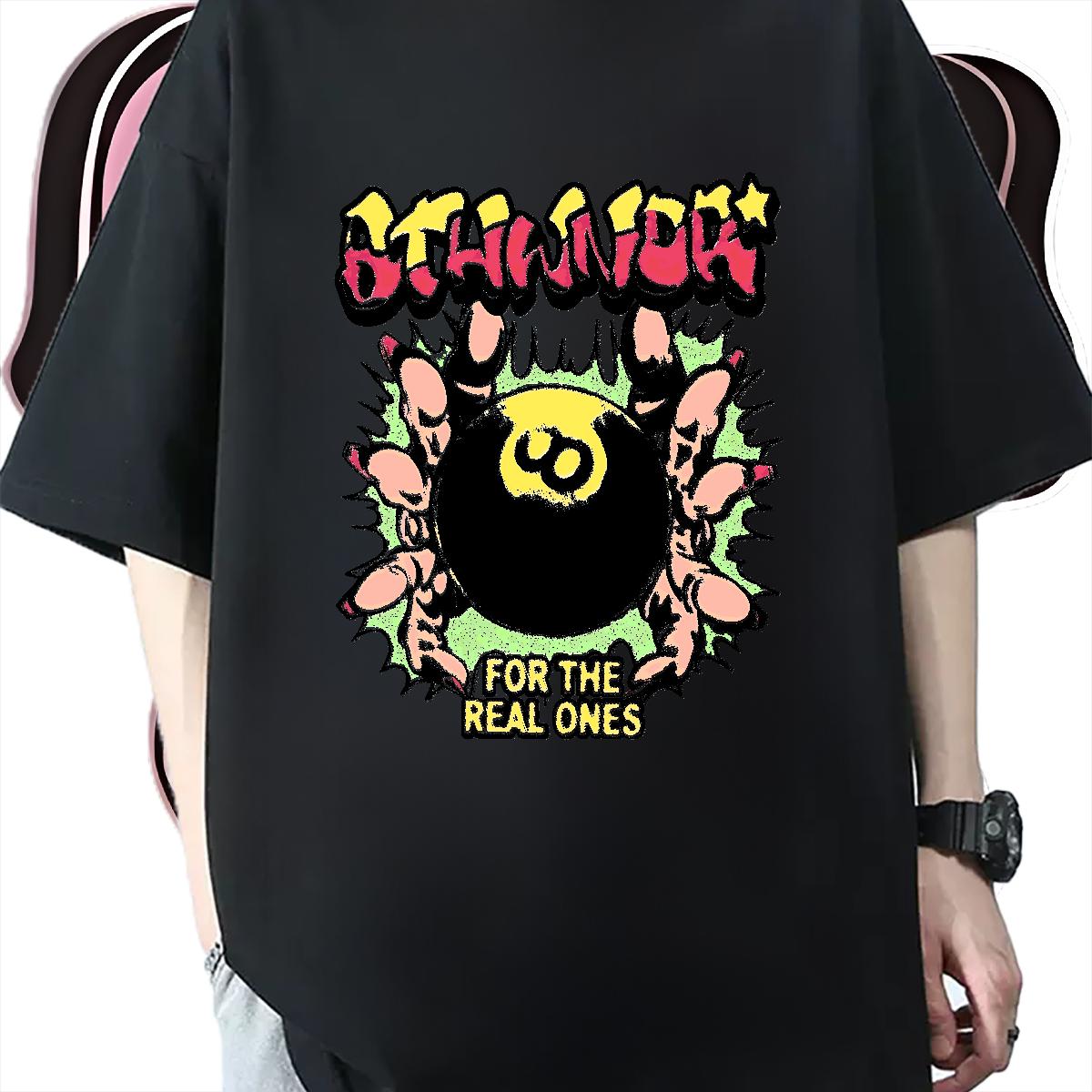 5A Mens T Shirts Home Outdoor Cotton Breathable Men Tshirts Factory Direct Cartoon Printing S-3XL Tees Shirts