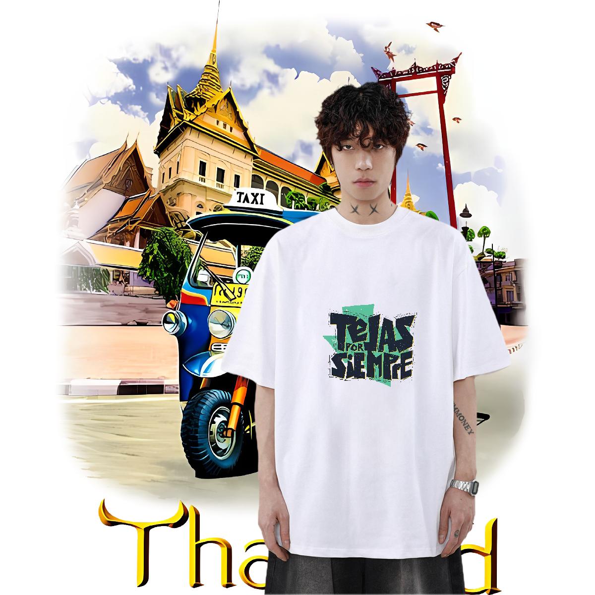 Brand T-Shirts Daily Outfit Short sleeve Cotton Soft Mens Tshirts DIY Graphic Wear