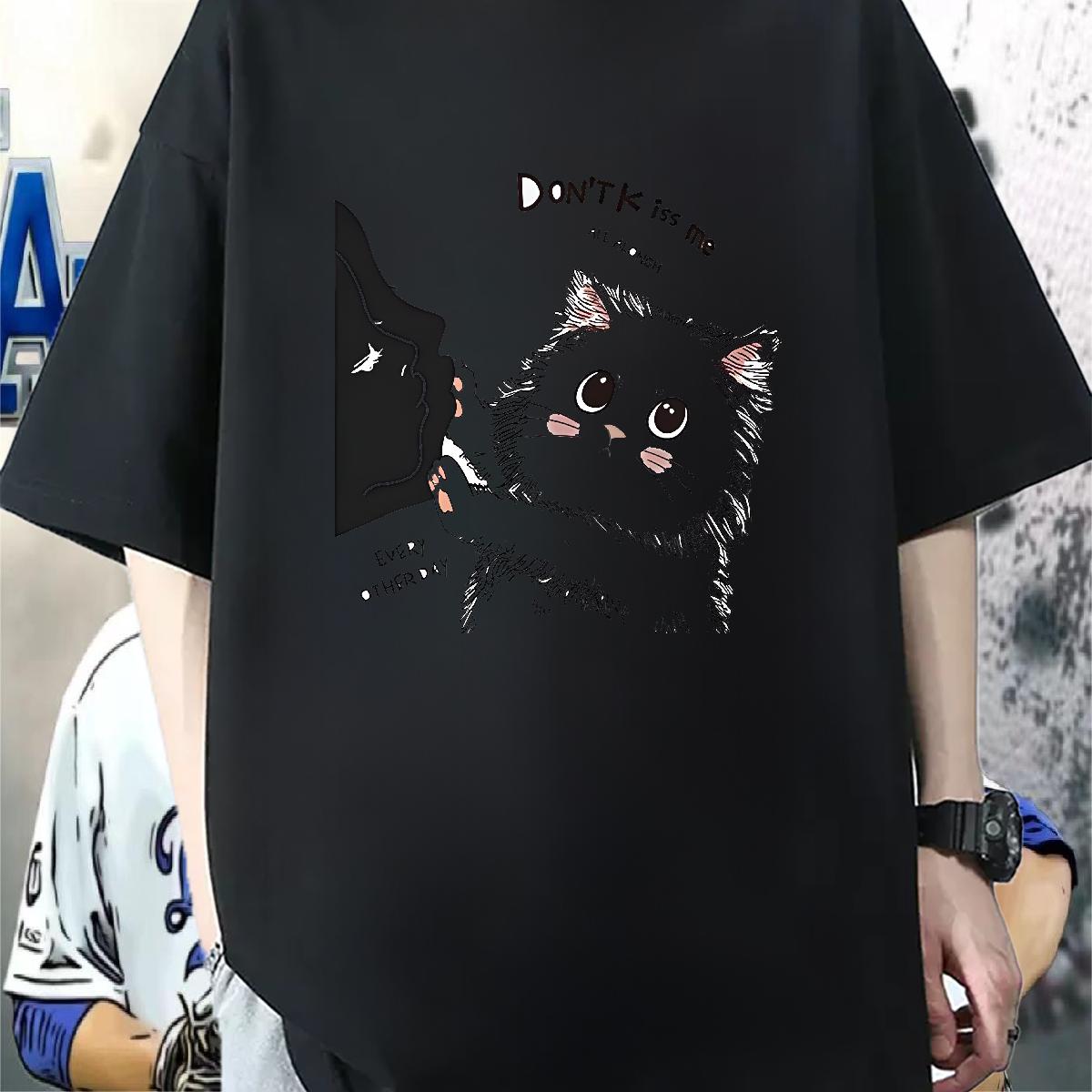 2024 Designer T shirt Cartoon Print Casual Daily Wear Mens Tshirts Short Sleeve Cotton O-Neck High Quality