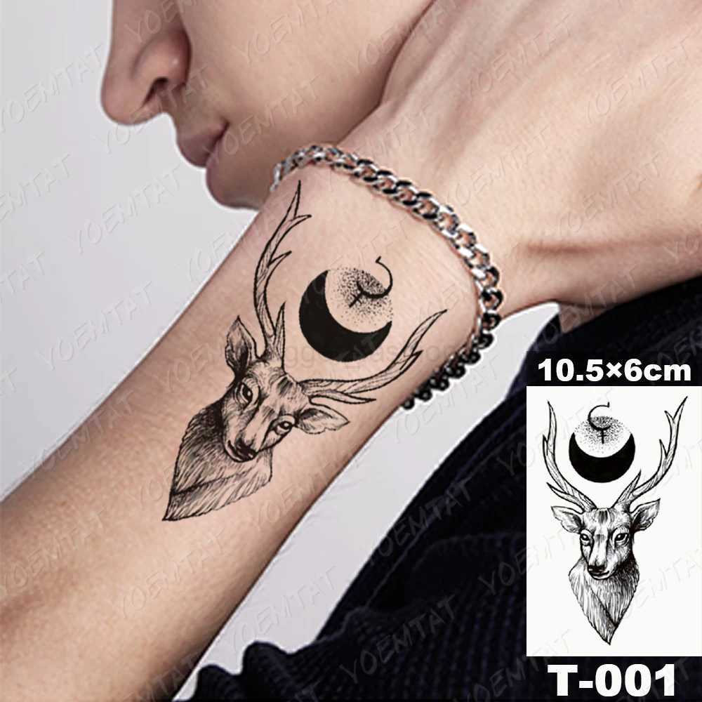 Waterproof Temporary Tattoo Sticker Dark Spider Scorpion Cross Yin Yang Flash Tatoo Man Body Art Child Fake Tatto Woman ChildB240713