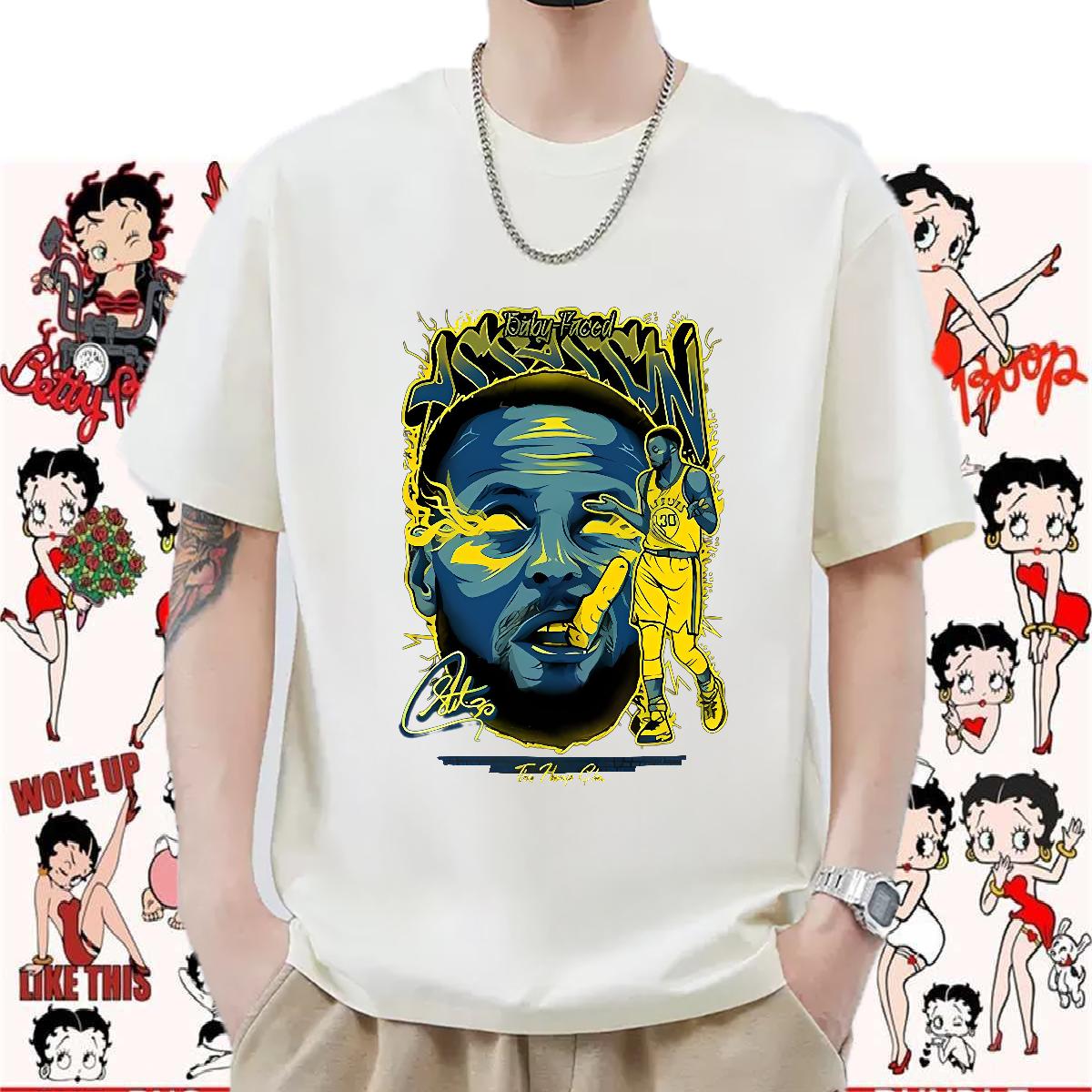 Brand Men Tees Cotton Breathable Hip Hop Street T Shirt For Man Custom Print Oversized 2024 Tops
