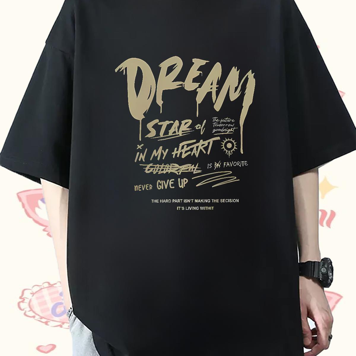 Loose Men Tops Tees Cotton Breathable Soft Casual Mens T Shirts Custom Customized Clothings