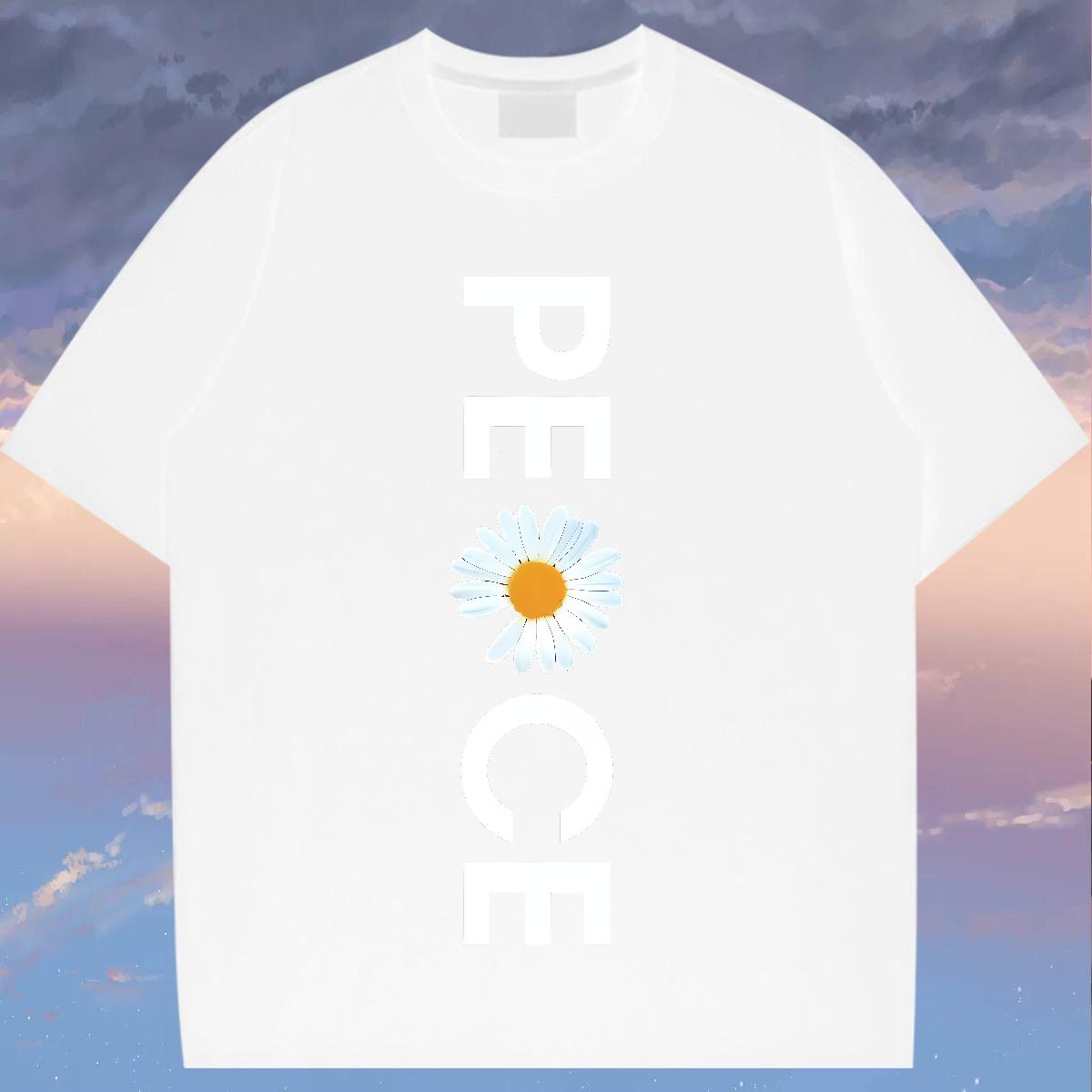 New Arrival T shirt Cotton O Neck Short Sleeves Casual Beach Women Tshirts DIY Printed Designer Nice Wear