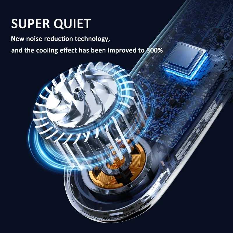 2024 New Portable Air Conditioner Bladeless Neck Fan Mute Portable Fan Air Cooler with LED Digital Display Ultra Long EnduranceCL240712