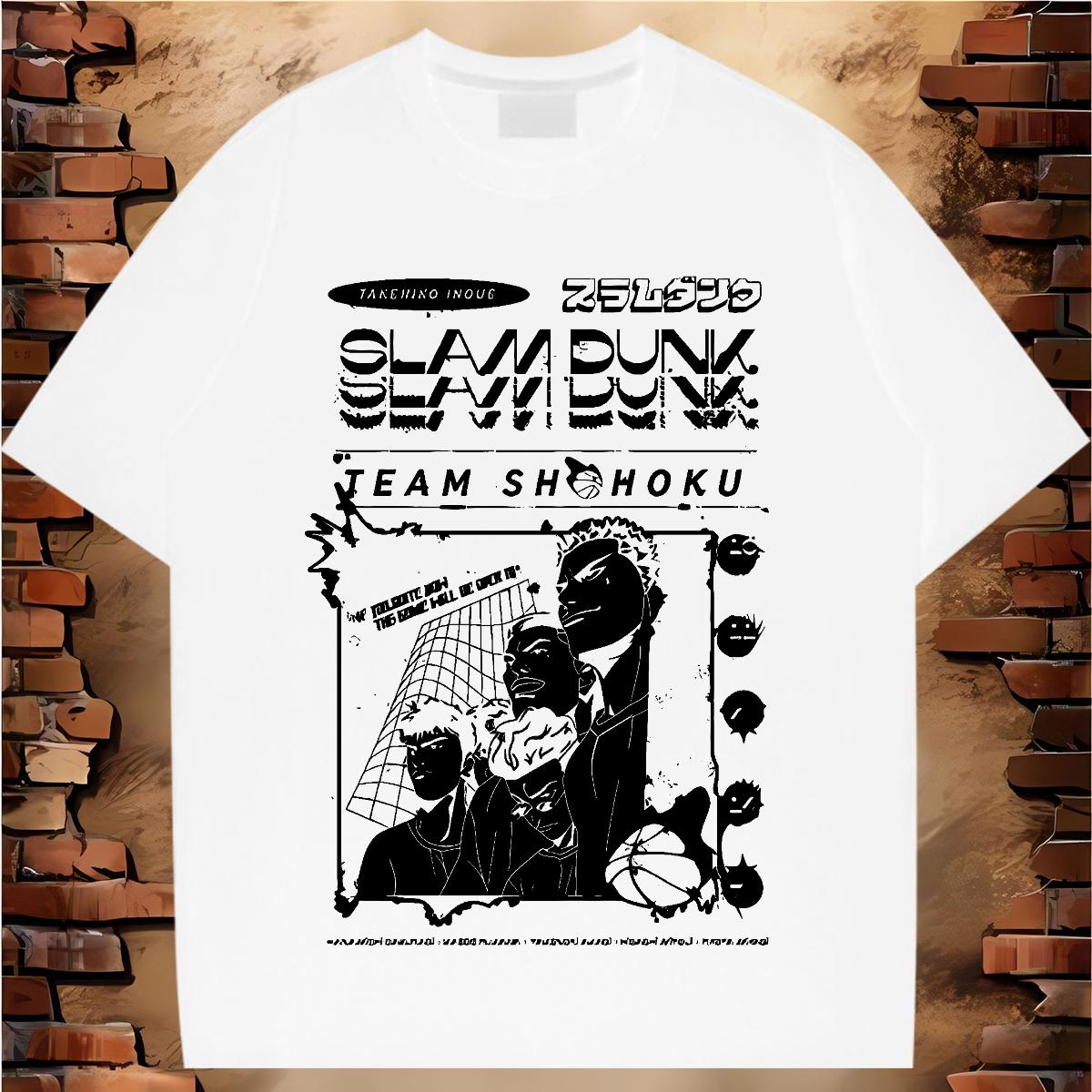 New T-Shirts Cotton Breathable Soft Home Outdoor Tshirt for Man Woman Anime Print High quality Tees Shirts