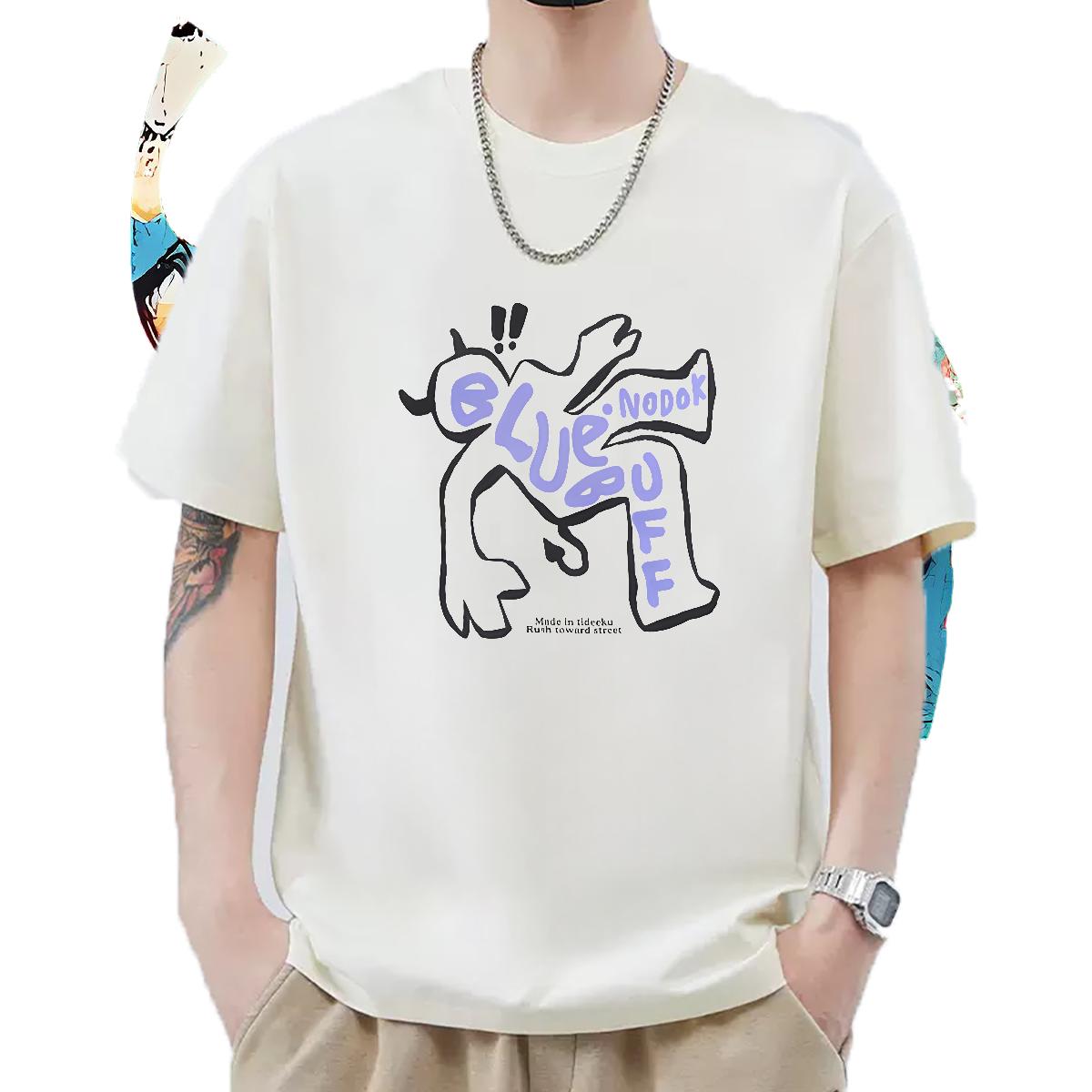 Popular T Shirts Men Home Outdoor Breathable Short Sleeve Men Tops Tees Wholesale Graphic Wear