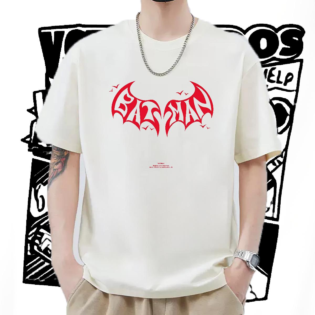 Loose Fit Mens Tshirts Breathable Crew Neck Daily Wear Men T Shirts Plus Size Cartoon Stylist Tees Shirts