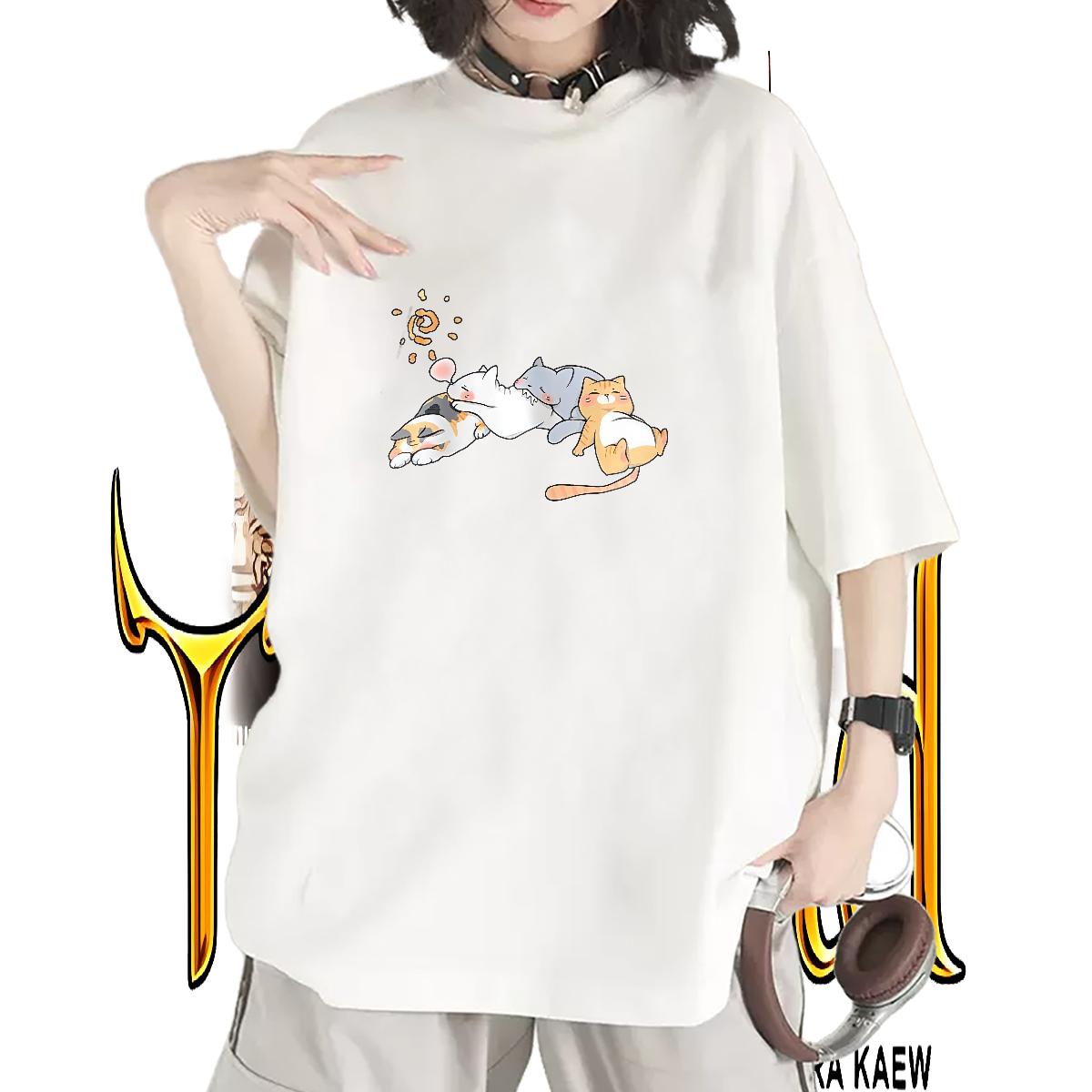 DIY T Shirt For Woman Breathable Crew Neck Cotton Casual Women Tees Graphic Female Top Tees