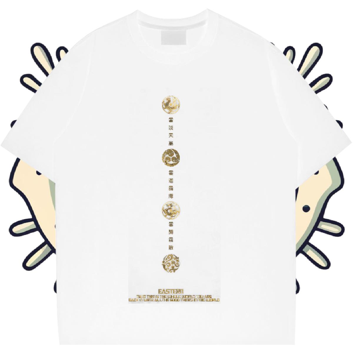 Soft T-Shirts for Men Spring Summer Crew Neck Cotton Breathable Men Tshirts Designer Anime Print Wear