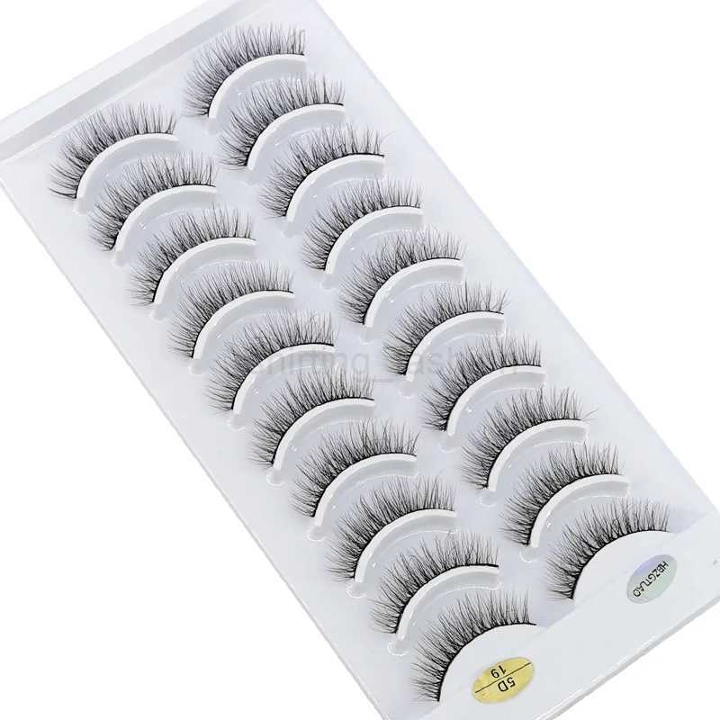 New Full 10 Pairs 3D Faux Mink False Eyelashes Natural Long Fluffy Eye Lashes Wispy Makeup Beauty Extension Short Fake EyelashesCL240713