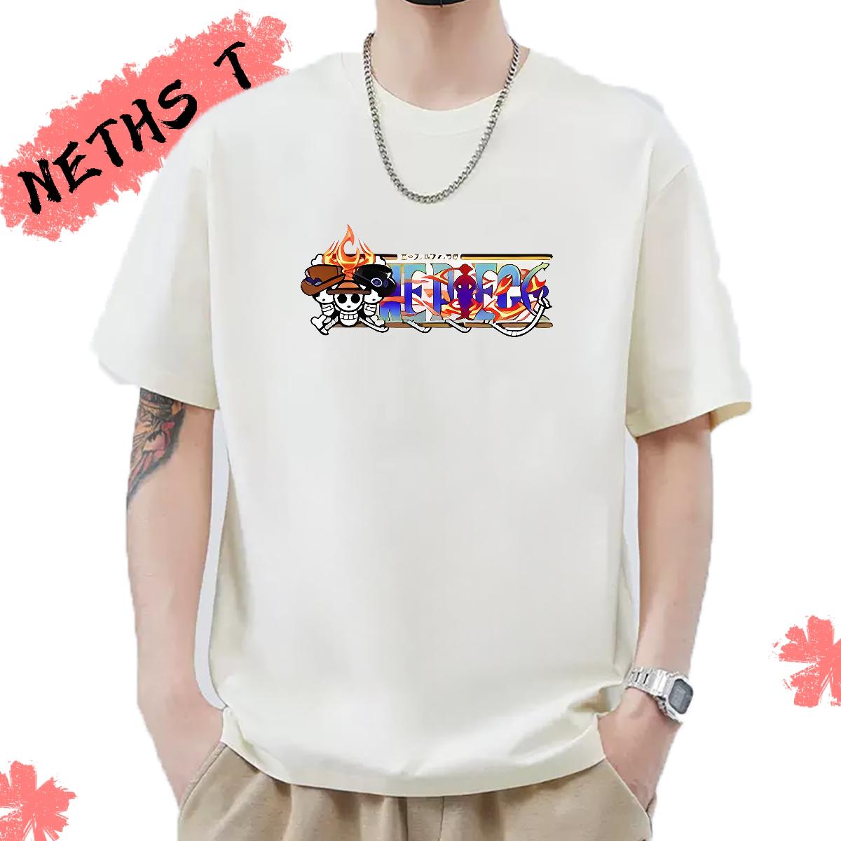 Classic Man T Shirts Custom Anime Men Tops Tees Street Casual Cotton Breathable Comfortable Tee Shirt