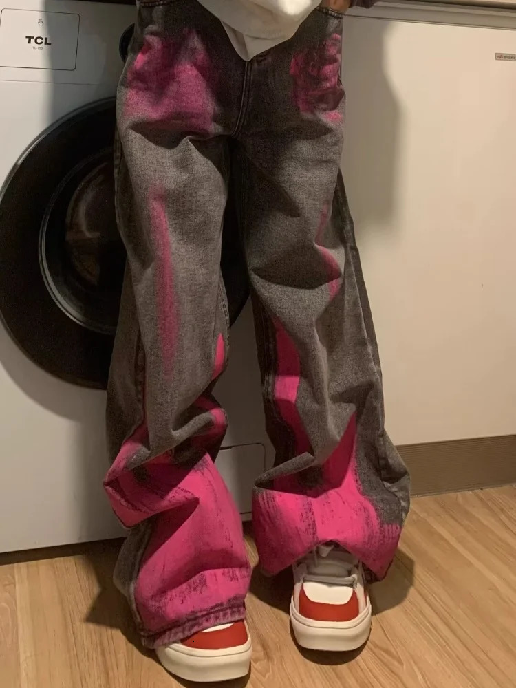 High-quty Womens Baggy Jeans Vintage Y2k 90s Oversize Denim Trousers Harajuku High Waist Wide Cowboy Pants Trashy 2000s Z260313