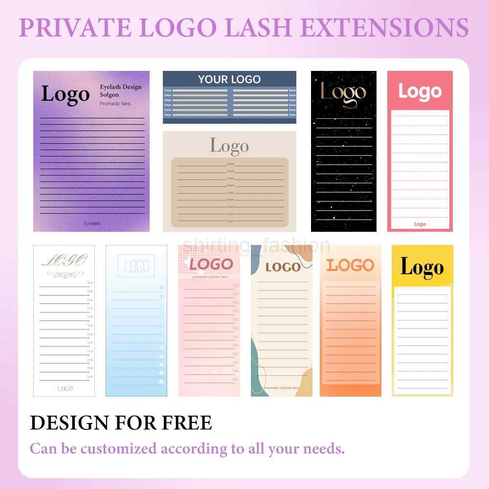 OWOSC 320 Fans Pointy Base Premade Volume Fans Medium Stem Sharp Thin Pre Made Russian Volume Fan Eyelash Extensions customCL240713