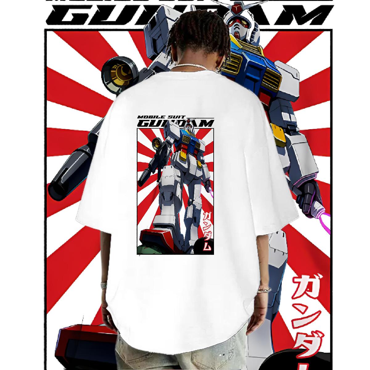 Loose Fit Men Tees Breathable Short Sleeve Spring Summer Man T Shirts Custom Cartoon DIY Customized Tops Tees