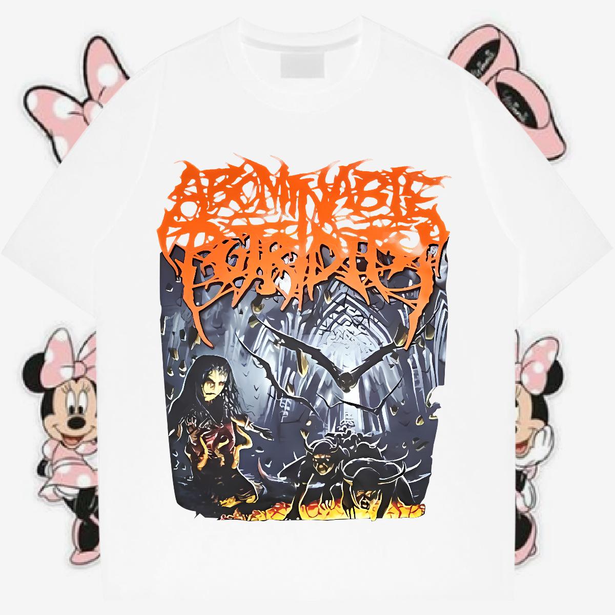 High Quality Men Tshirts Cotton O Neck Short Sleeves Anime Printing Street T Shirts Men Plus Size Cartoon DIY Customized Tees Shirts