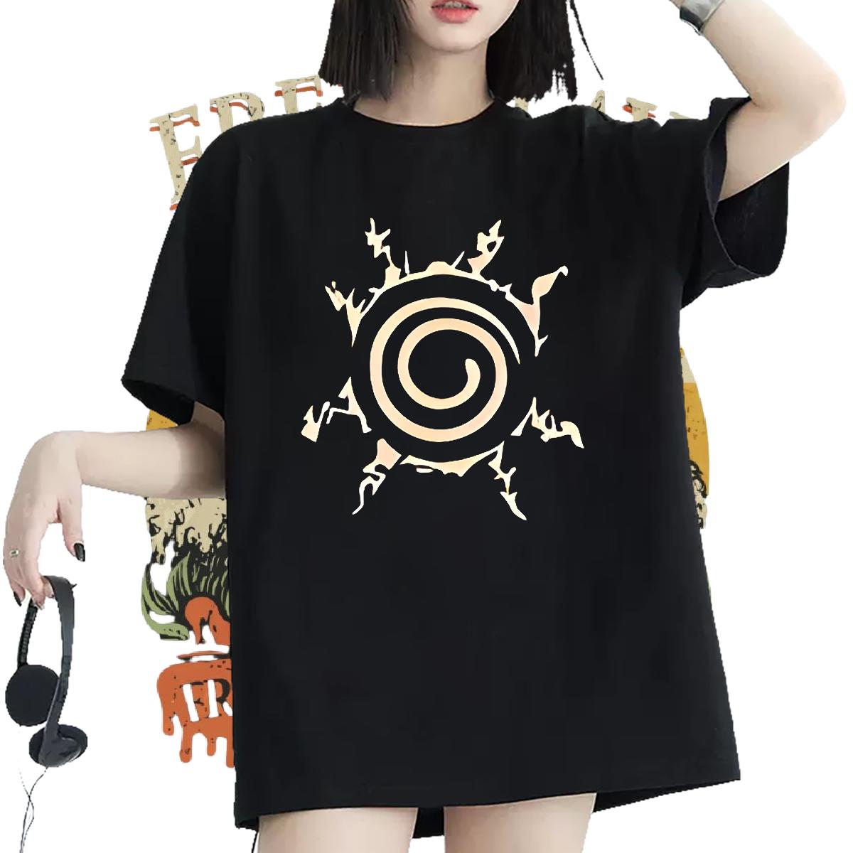 2024 Women T Shirts Short sleeve Cotton Soft Skull Tops Daily Outfit Loose fit Woman Tshirt