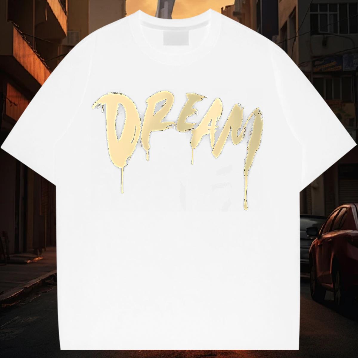 Brand Men Tees 180g Cotton Hip Hop Street T-Shirts Cartoon Printing S-3XL New Designer Tops Tees