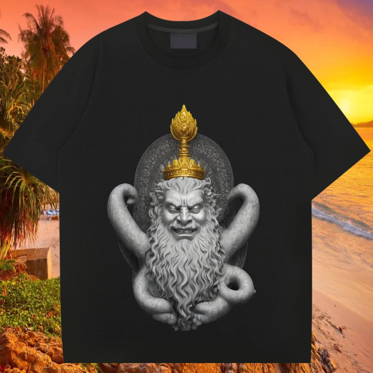 Classic Casual T shirt Custom Anime Street Men Tees Cotton O Neck Short Sleeves 5A