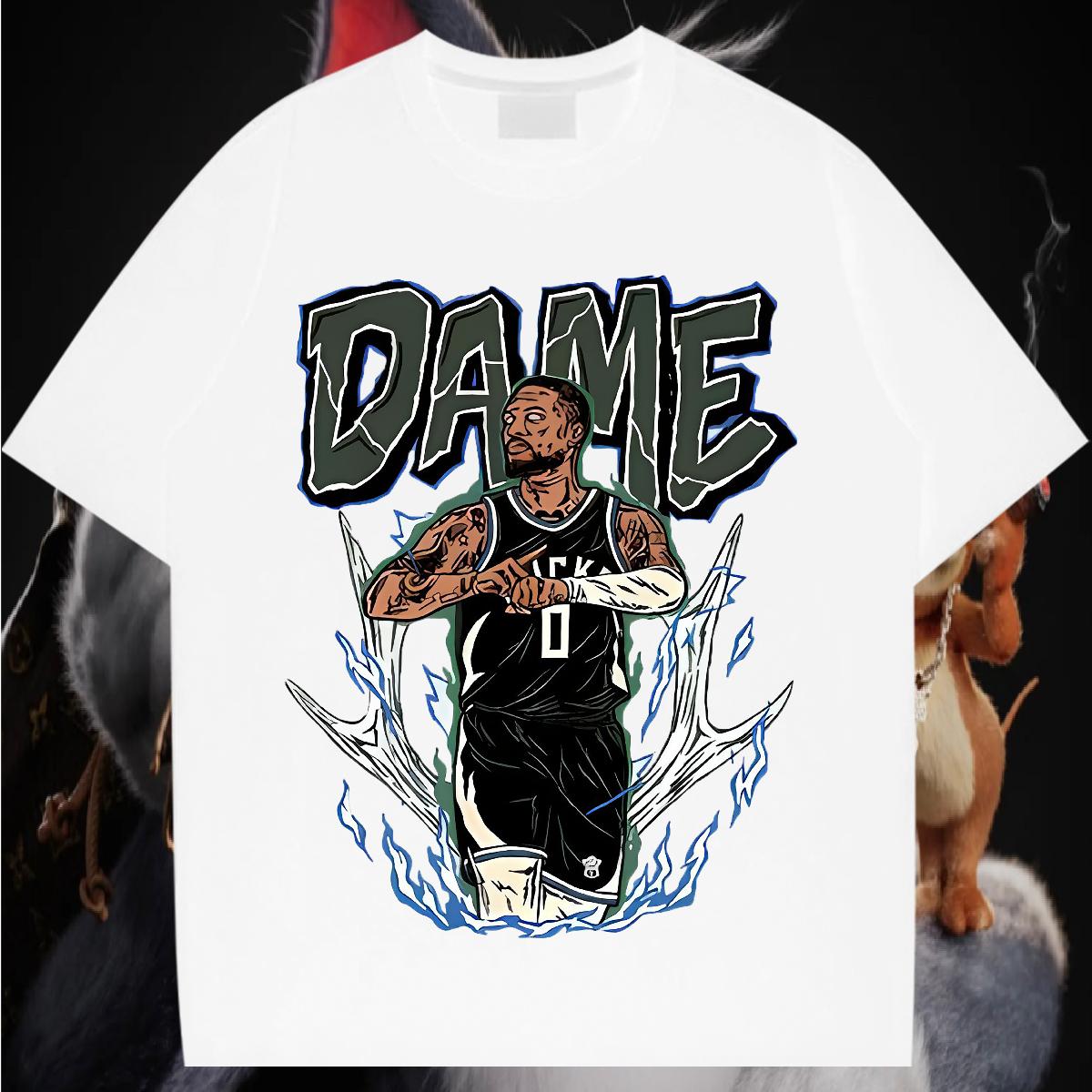 Loose Mens T Shirts Street Wear Crew Neck Cotton Men Tshirts Fashion Casual Custom Tops Shirt