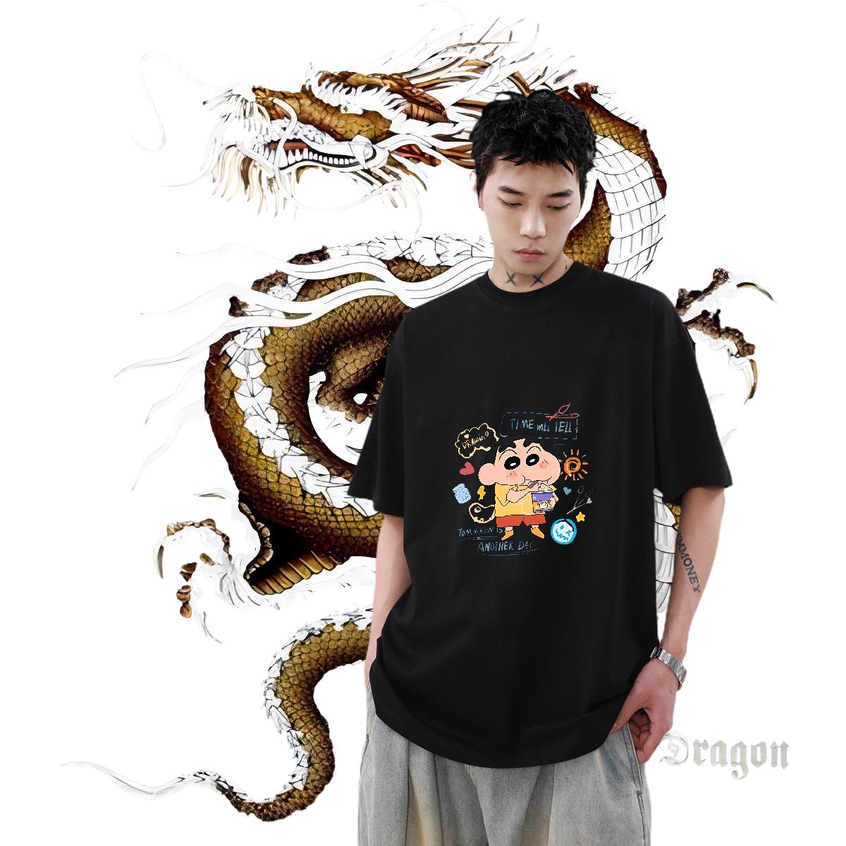 Brand T Shirt For Man Floral Print Casual Beach Tshirt for Man Woman Cotton Breathable Soft 5A