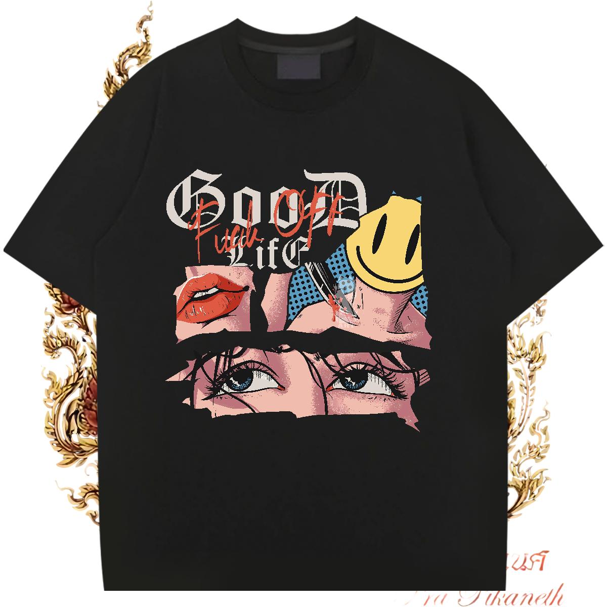 Popular Men T Shirts Street Casual Round Neck Short Sleeve Men Tshirts Casual New Cartoon Printing S-3XL Clothes