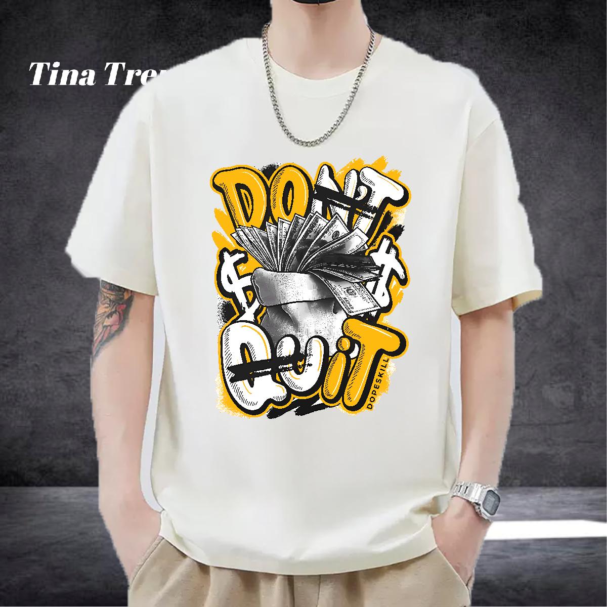 Cool Men Tops Tees Breathable Crew Neck Hip Hop Man T Shirts Anime Print 2024 New Tshirts
