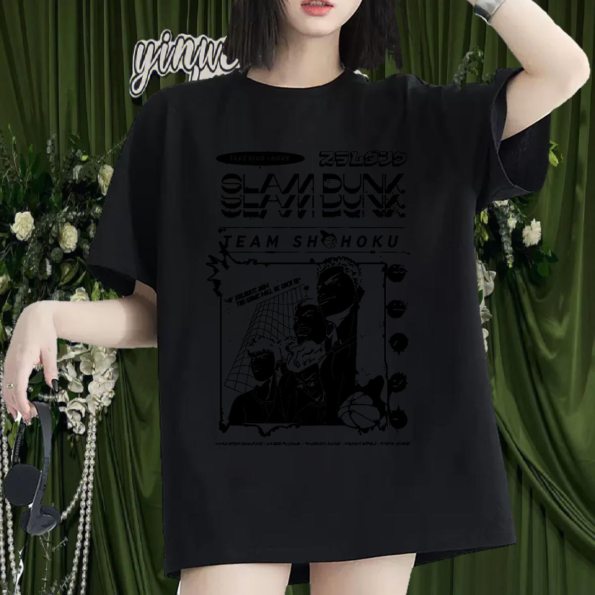 DIY T Shirts Women Breathable Short Sleeve High Street Hip Hop Couples T Shirts Custom Print Oversized Lady Top Shirts