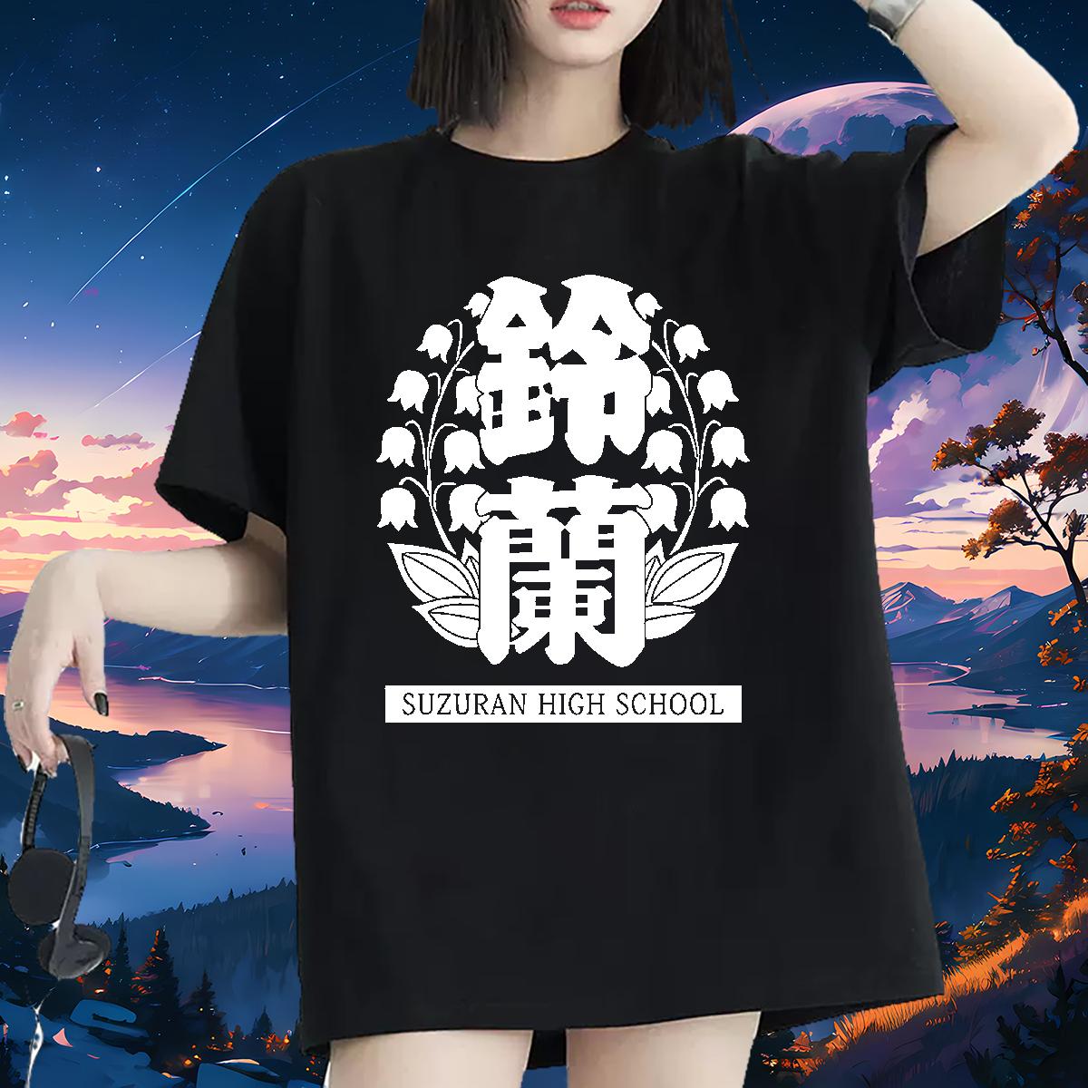 2024 T Shirt For Woman Crew Neck Cotton Breathable Skull Tops Shirt Hip Hop Soft Couples T Shirts