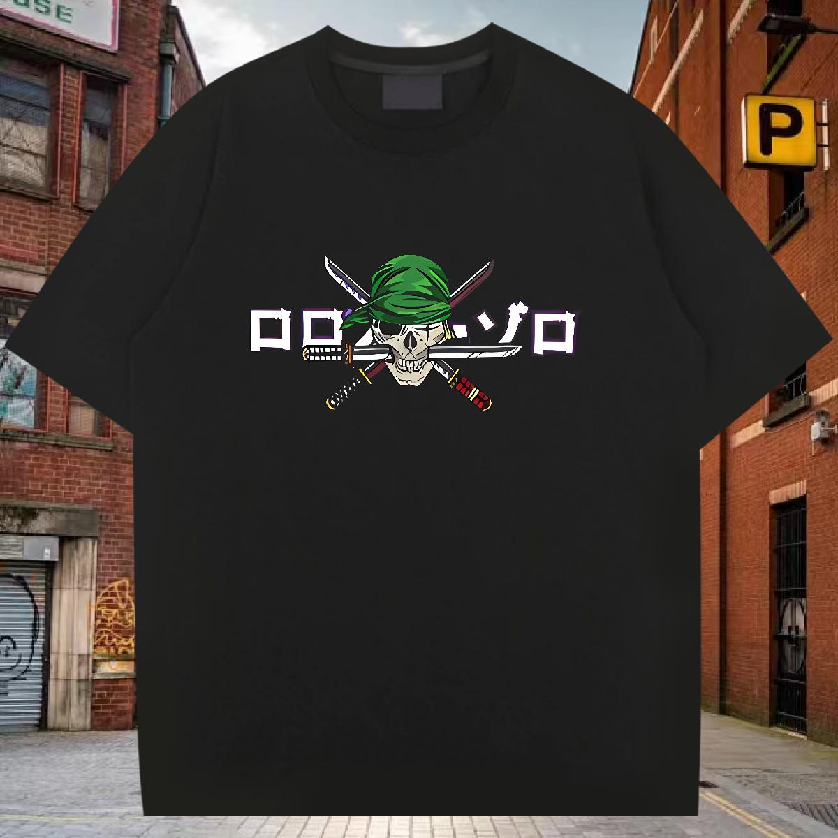 Classic Men Clothes T-Shirt Short sleeve Cotton Soft Street T shirt Cartoon Printing S-3XL Fashion Wear