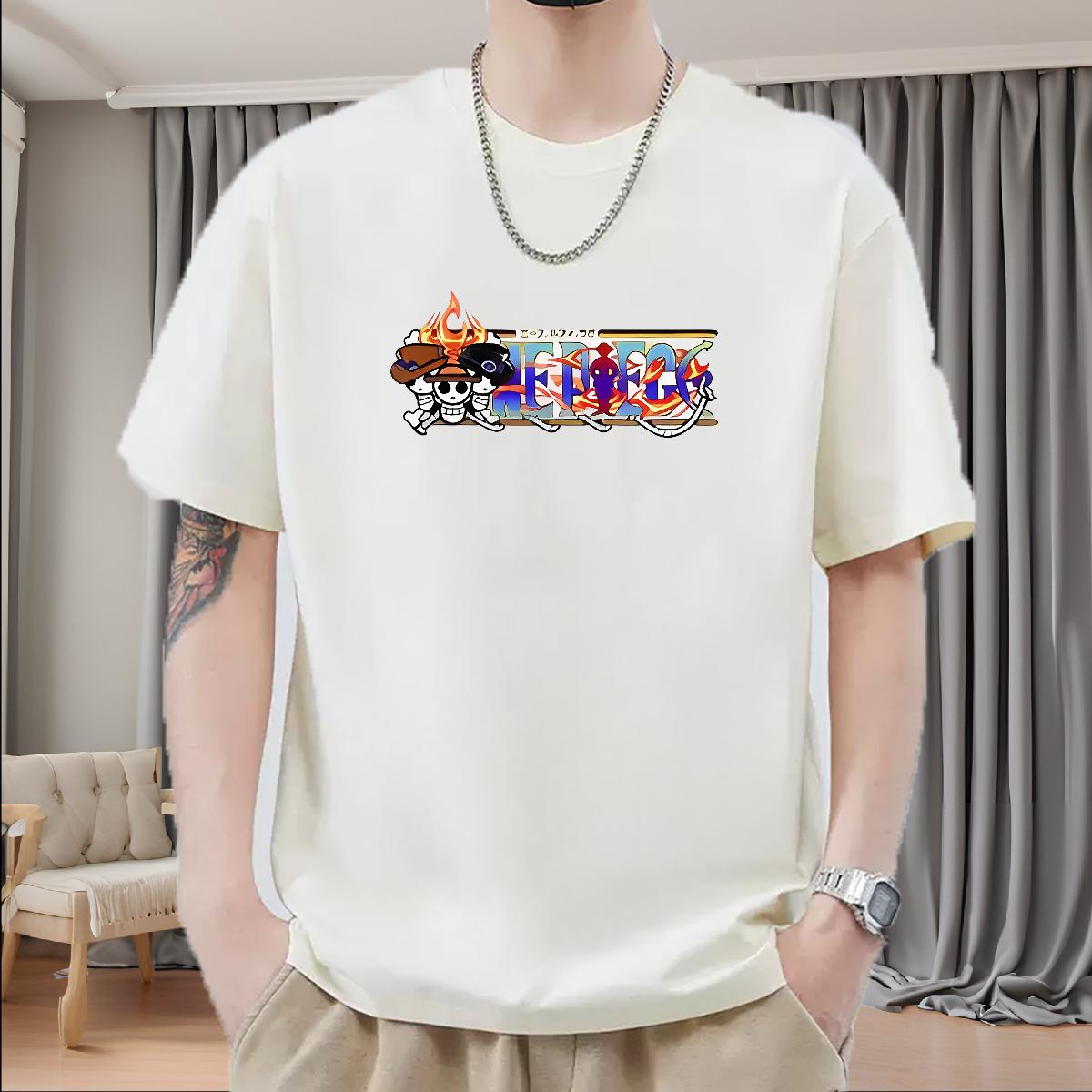 Fashion Designer T Shirt For Man Cartoon Printing S-3XL Hip Hop Street Couples T Shirts Breathable Short Sleeve Brand
