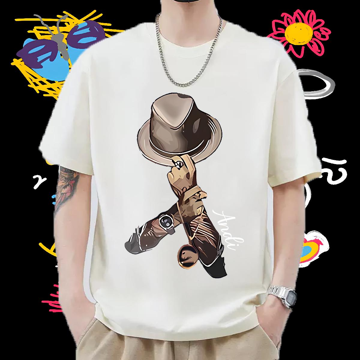 Wholesale Men T Shirts Daily Wear Short sleeve Cotton Soft Tshirts Designer Fashion Black White Clothings