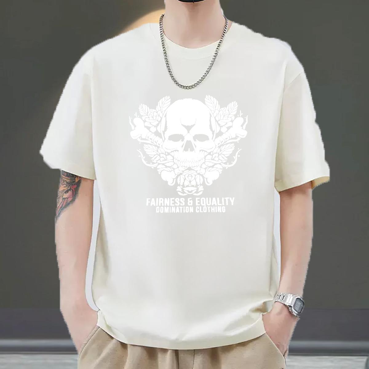 Classic Man T Shirts Hip Hop Street Breathable Short Sleeve Men Tops Tees New Arrival Black Oversized Clothings