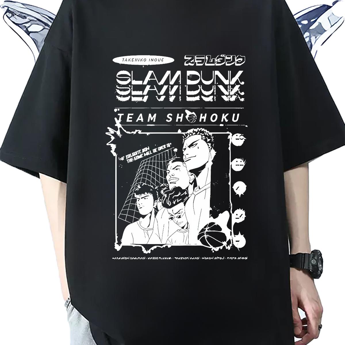 High Quality T Shirt For Man Anime Printing Street Cotton Breathable Soft Men Tees Brand Oversized S-3XL Tops