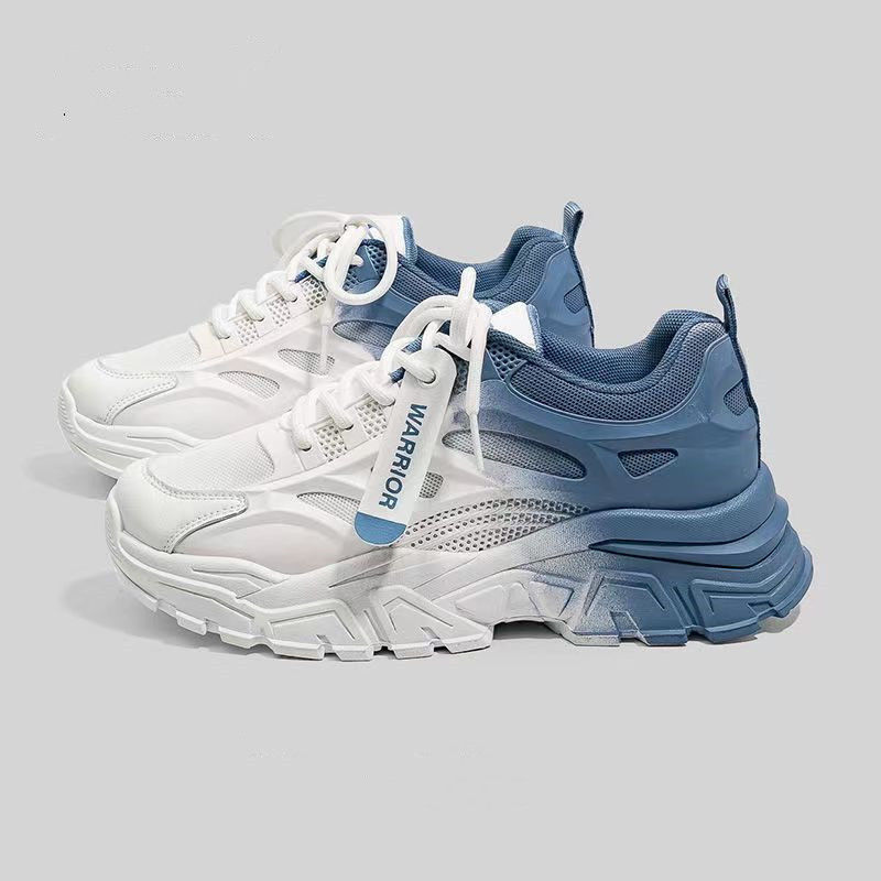 Designer In Black And White Summer New Versatile Thick Soled Casual Sports Shoes With Free Shipping