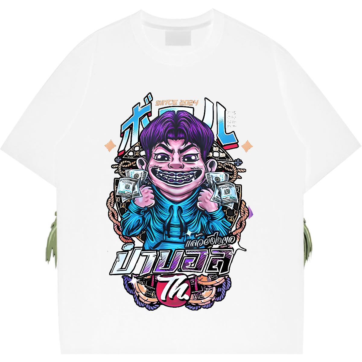 Comfortable T Shirts Women Cotton Breathable Short Sleeve Polos Hip Hop Street 2024 Designer Unisex Tshirts Plus Size Custom