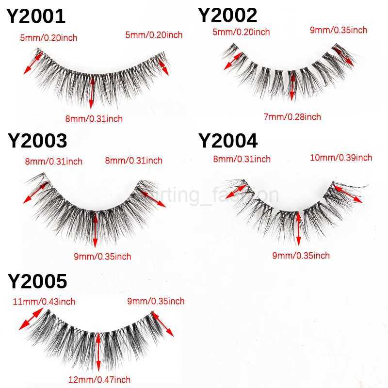 YSDO 3/10 Pairs Short Fake Lashes Soft Mink Lashes Natural False Eyelashes Extension Wispy Strip Eyelash Eye Lashes Makeup ToolsCL240713