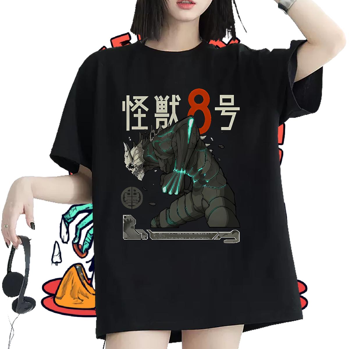 Brand Womens T Shirts Round Neck Short Sleeve Sports Street Wear Tshirt for Man Woman Anime Lady Tees