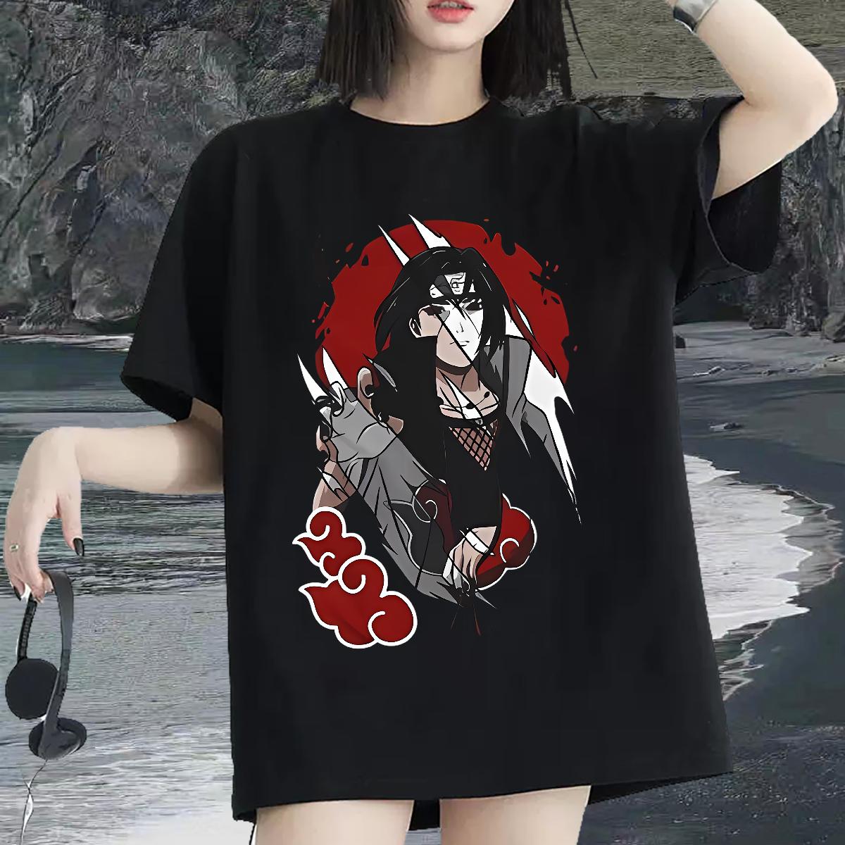 2024 T Shirts Women Cotton Breathable Home Outdoor Women Tees DIY Anime Loose Tees Shirts