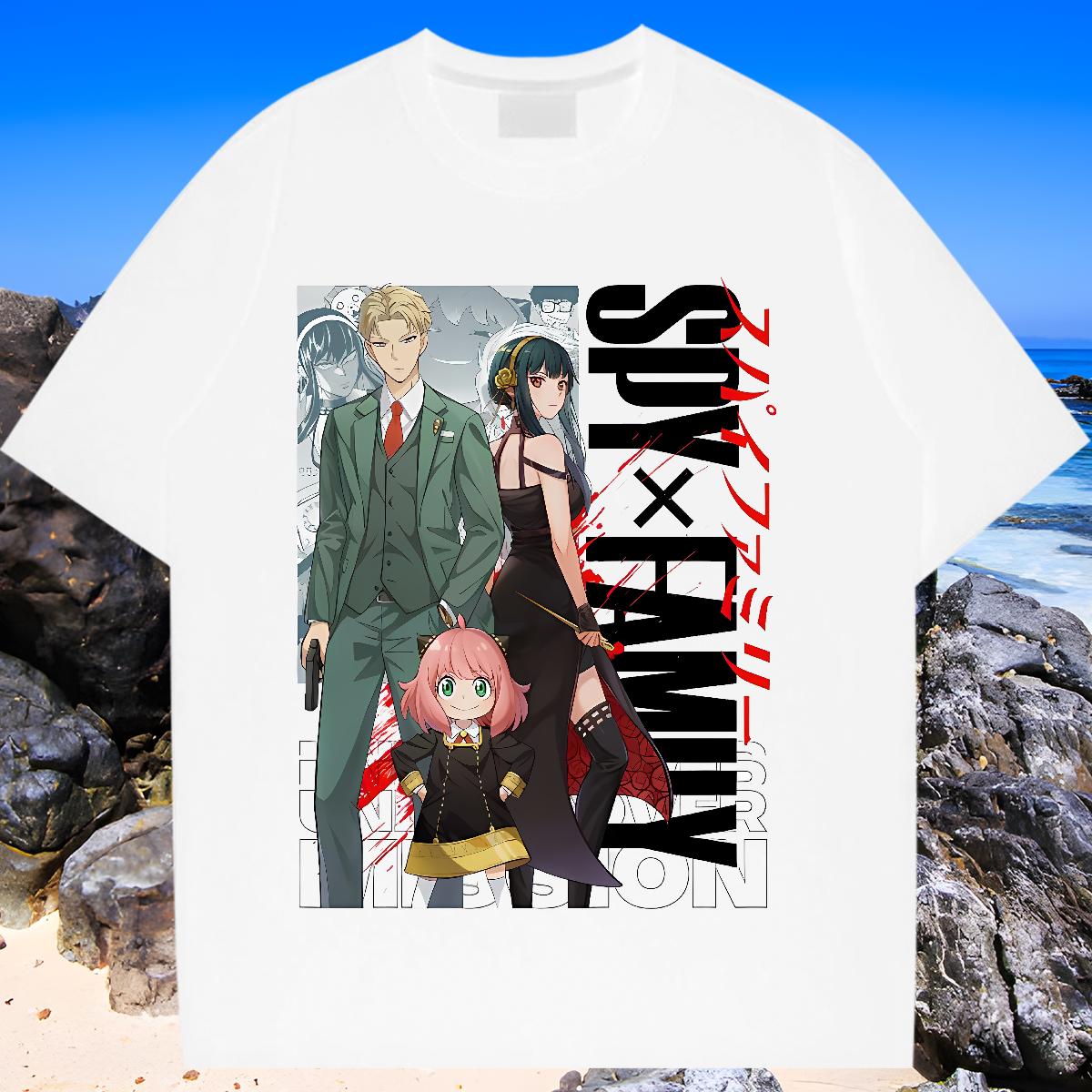 Fashion T-Shirts Cotton Breathable Short Sleeve Casual Daily Wear Unisex Tshirts Cartoon Print Comfortable Tops Tees