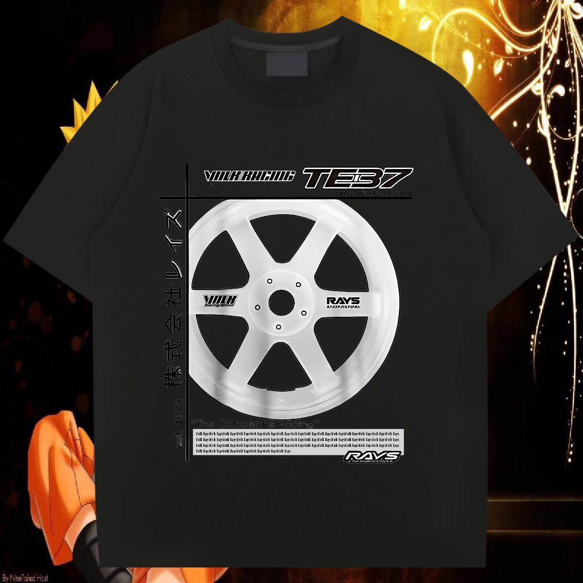 Fashion Design T Shirts Men Anime Daily Outfit Men Tshirts Crew Neck Cotton Breathable Cool