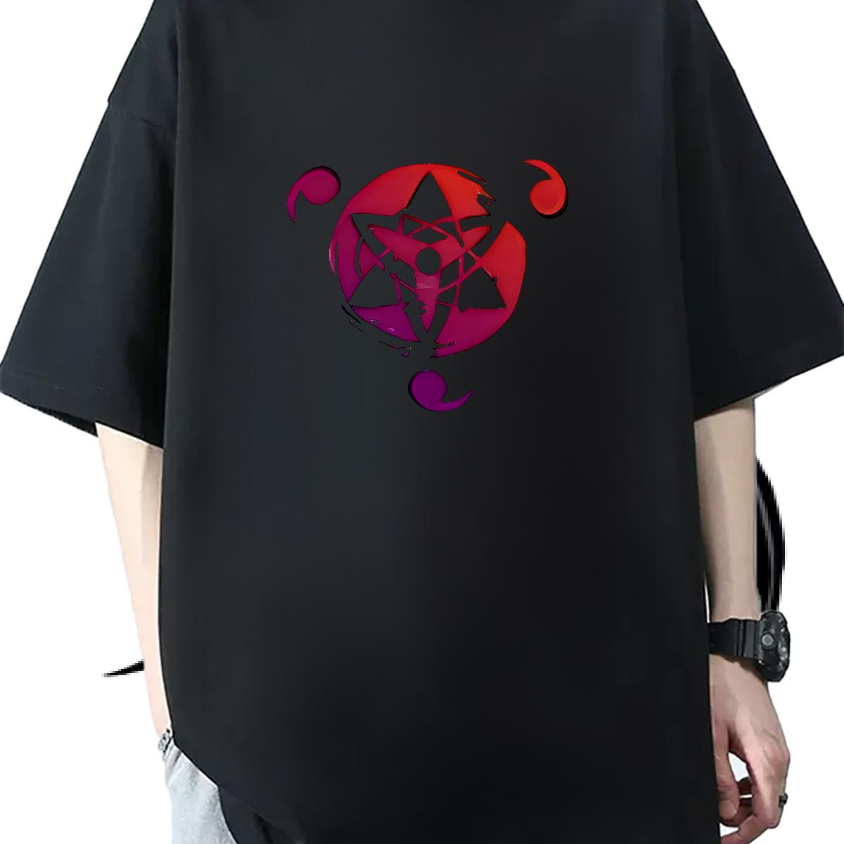 Classic Mens T Shirts Anime Tshirts Sports Casual Breathable Crew Neck Brand Tops Shirt