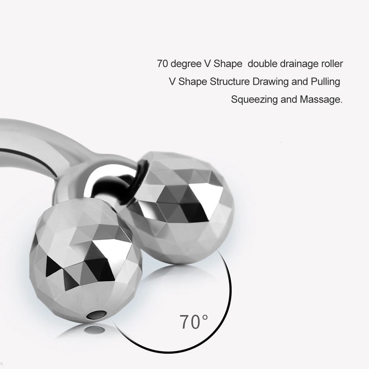 Cloud Prime 3D Roller Massager Y-shape 360 Rotation Thin Shaping Relaxation Removal Massager Tool 240713