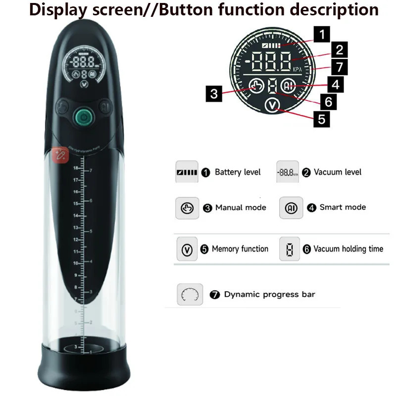 Electric Penis Pump Water Bath Massage Enlarger Enlargement Vacuum Sex Toys for Men Masturbator Penile Bigger Trainer 240711