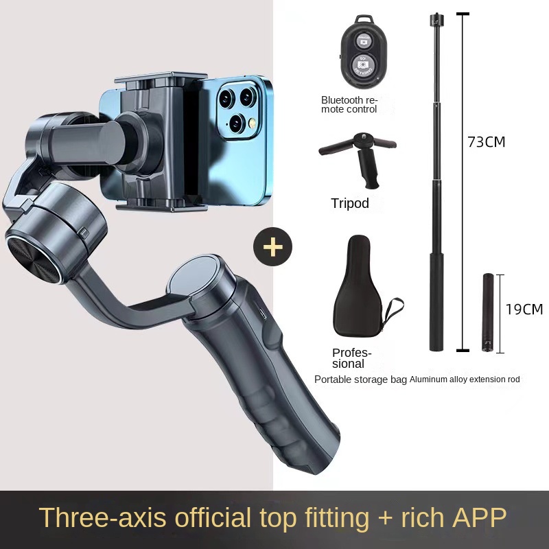 mobile Three-axis phone gimbal anti-shake handheld stabilizer intelligent video live vlog shooting artifact