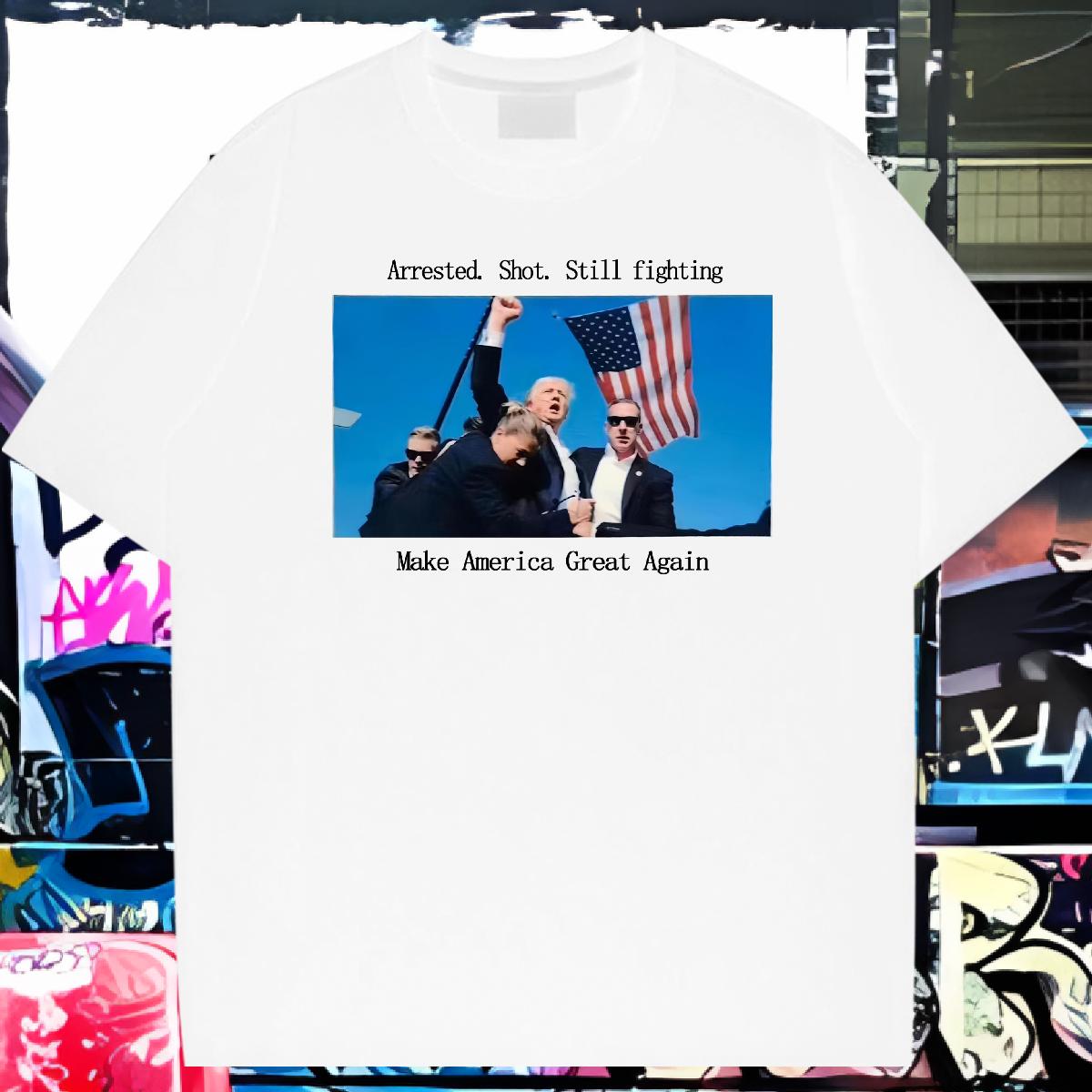 Loose Men Tops Tees Breathable Crew Neck 230g Cotton Anime Printing Street Mens T Shirts Graphic 2024 Designer Tops Shirt